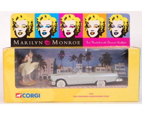 An original Corgi 1:36 scale Marilyn Monroe ' Ford Thunderbird' &nbsp;' with hand painted Marilyn Monroe figure ' diecast mod