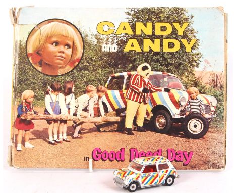 An collection of 2x original vintage 1960's Candy &amp; Andy relating items to include; Century 21 Publishing Candy &amp; And