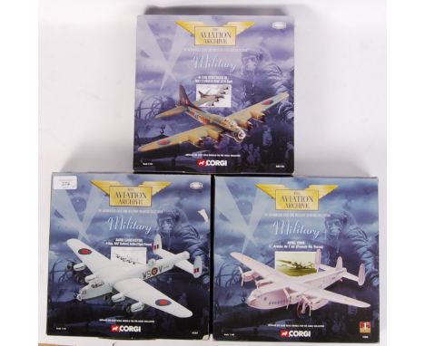 A collection of 3x original contemporary 1/144 scale Corgi 'The Aviation Archive' 'Military' diecast model sets to include; A