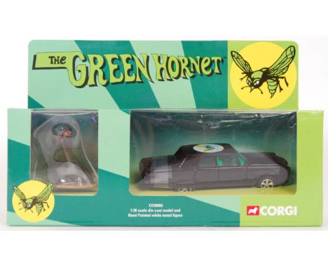 An original Corgi 1:36 scale ' The Green Hornet ' ' Black Beauty ' ' with hand painted figure ' diecast model set. No: CC5090