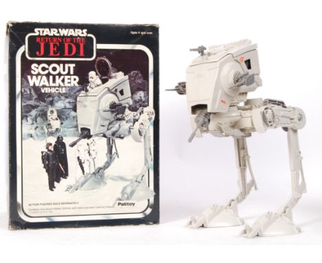An original vintage Star Wars action figure ' Scout Walker ' playset. Appears complete (including the top blaster). No instru