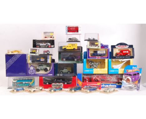 A collection of assorted boxed diecast to include Corgi, Corgi Superhaulers, Lledo Dads Army Jones' The Butchers Van, Brumm, 