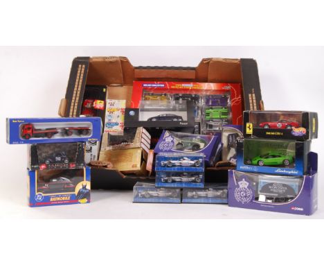 A good collection of assorted boxed diecast models, to include; Brumm, Corgi Royal Worcester, a large Johnny Lightning set, C