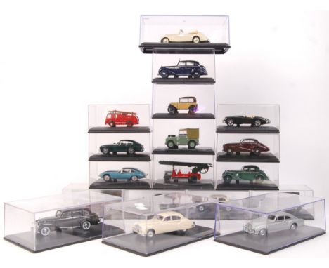 A good collection of 18x assorted Oxford Diecast 1:43 (mostly) scale models. All appear mint, within their original perspex d