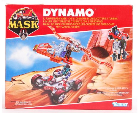 An original 1980's vintage Kenner MASK ' Dynamo ' action figure playset. Factory sealed, unopened and in a mint+ original box