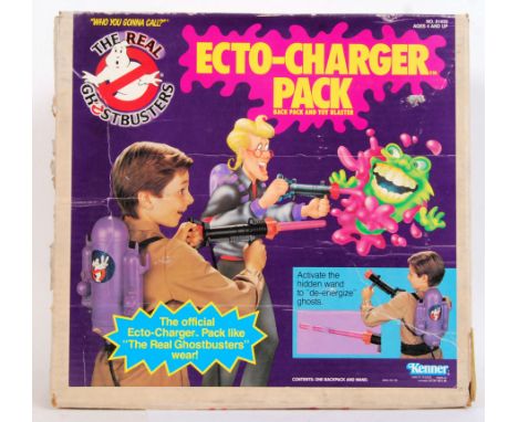 An original vintage rare 1980's Kenner made The Real Ghostbusters ' Ecto Charger Pack ' outfit set. Complete, and in working 
