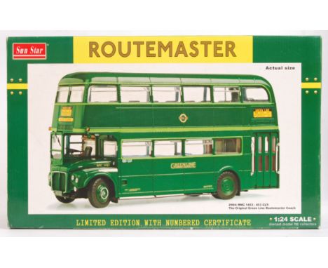 A fantastic original precision diecast Sun Star made Limited Edition 1:24 scale Routemaster model bus '2904 RMC 1453-453 CLT 