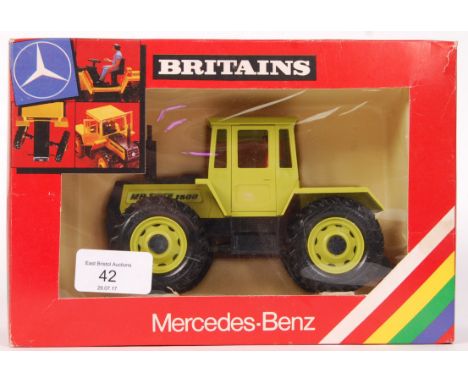 An original vintage Britains farm diecast model No. 9525 Mercedes Benz Tractor. Appears mint, within a very good original box