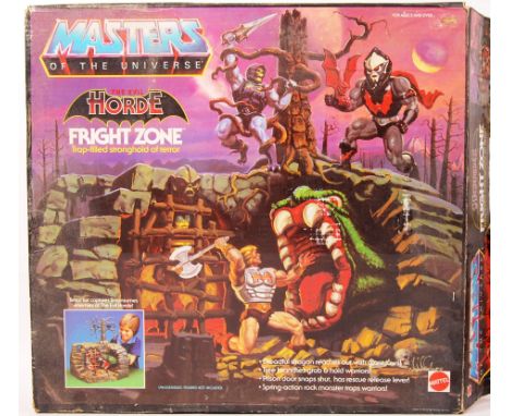 An original vintage Mattel made Masters Of The Universe MOTU action figure playset ' Fright Zone.' Within the original box. I