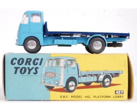 An original vintage Corgi Toys diecast model 457 ERF Model 44G Platform Lorry. Appears near mint, within a good original box.