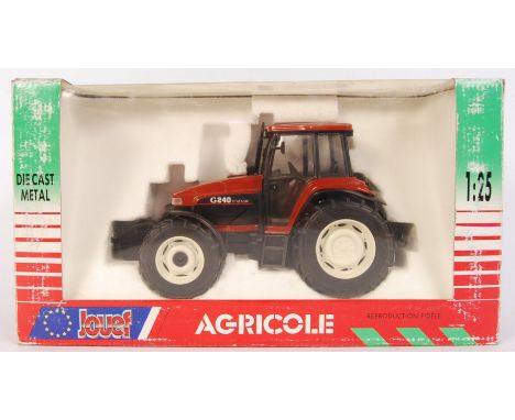 An original contemporary 1:25 scale Jouef Agricole red diecast model Tractor. Within its original box.&nbsp;