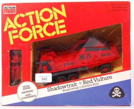 A vintage Action Man Action Force / GI Joe action figure playset 'Shadowtrak and Red Vulture '. Appears complete - with corre