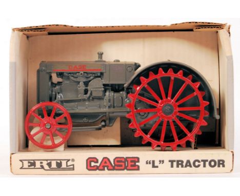 An original vintage ERTL 1:16 scale diecast model CASE ' L ' Tractor. Precision diecast, large scale model. Appears mint and 