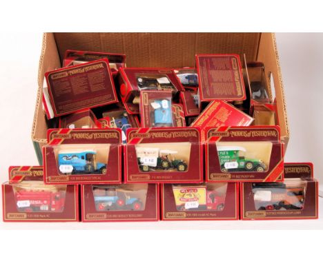 A large collection of approx 30x Matchbox Models Of Yesteryear 1:43 scale diecast models. Mostly hauliers, some steam related