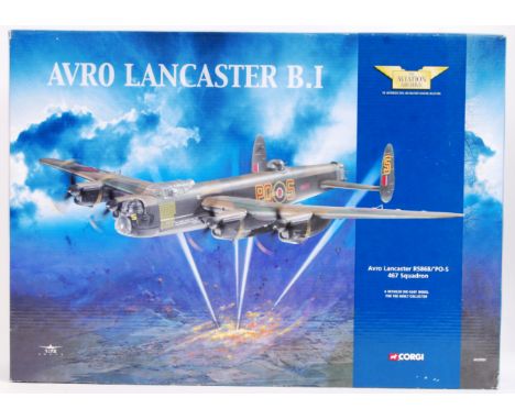 A Corgi Aviation Archive large diecast model Avro Lancaster R5868 467 Squadron AA32601. Within the original box. Appears comp