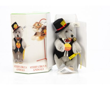 A Steiff Circus Collection limited edition Teddy Baby Ticket Seller,  325 of 5000, in original box, 1991