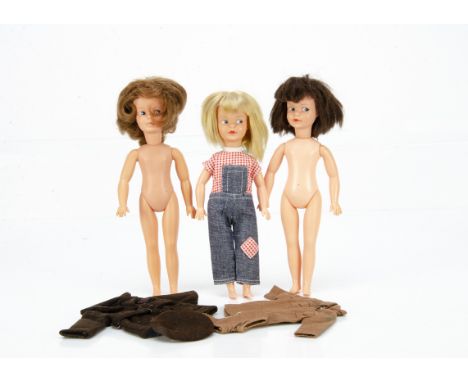 Pedigree Patches, two Canterbury Patches, one brunette and one auburn; a Hong Kong 22cm. Patch, blonde and Dungarees; and par