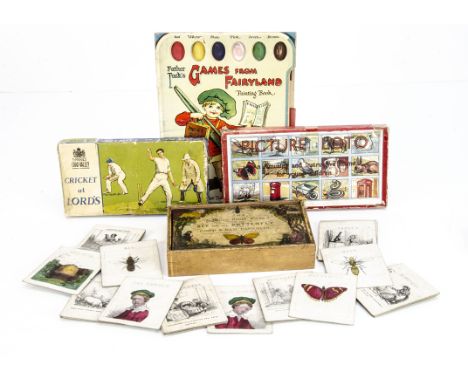 A 19th century The Merry Round Game of the Bee and Butterfly,  designed and lithographed by  G. E. Madeley, probably publishe