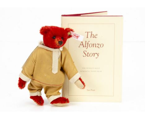 A Steiff limited edition Pocket Alfonzo 2012, for Teddy Bears of Witney, 244 of 1908 (no box or certificate); and The Alfonzo