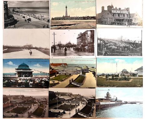 TWENTY-FOUR POSTCARDS, EARLY TO MID 20th CENTURY, MAINLY NEW BRIGHTON, SOME R P

 