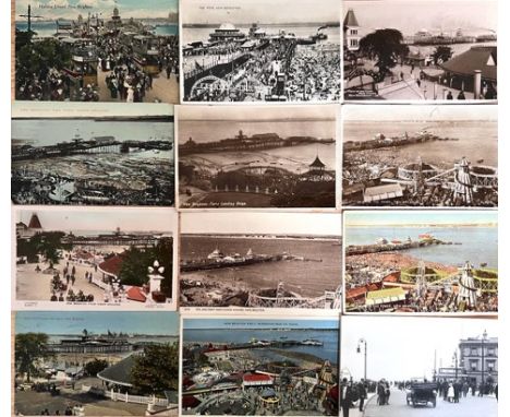 TWENTY-FOUR POSTCARDS, EARLY TO MID 20th CENTURY, MAINLY NEW BRIGHTON, SOME R P