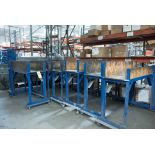(7) 52'' x 14'' Material Carts w/ 9.5'' Side Walls & Wheels