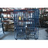 (2) 32'' x 32'' x 67'' Material Racks W/ Wheels