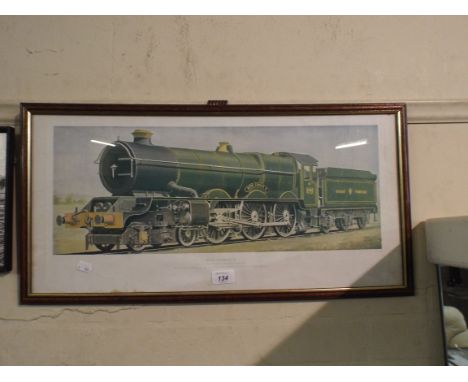 A Framed Print Britain's Most Powerful Passenger Locomotive 