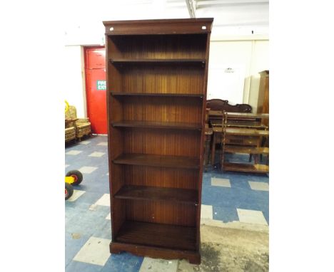 A Large Open Book Shelf