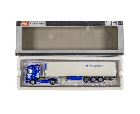 WSI Gebr Sluimers Transport Scania R-Series Topline with Fridge Trailer