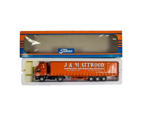 Tekno  J&M Attwood ERF EC14 Curtianside Trailer