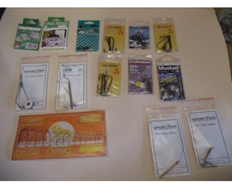 A miscellaneous lot comprising of fly tying tools, hooks and weights, bait box, microscope and film reel reels 