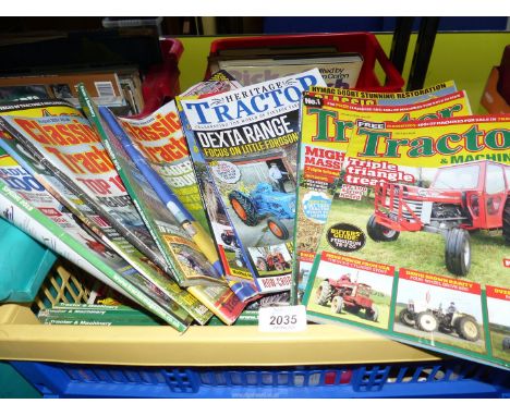 A large quantity of Tractor and Machinery magazines, 'Classic Tractors' etc