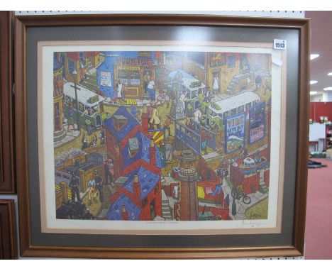 Joe Scarborough, 'An Outing From The White Rose', colour print, signed and dated '88 lower right margin, 39 x 50cm.