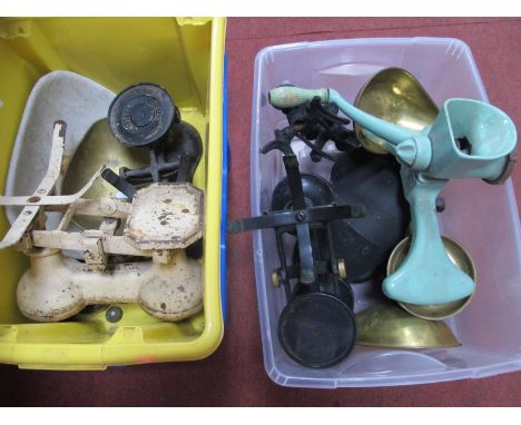Scales and Weights, to include Victor, The Viking, mincer:- Two Boxes.