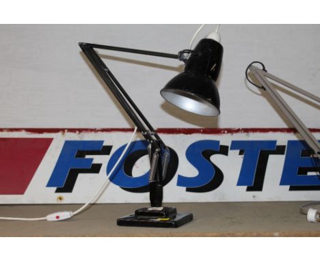 A black painted Herbert Terry "The Angle Poise" lamp 