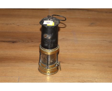 An antique miners lamp ( AF)