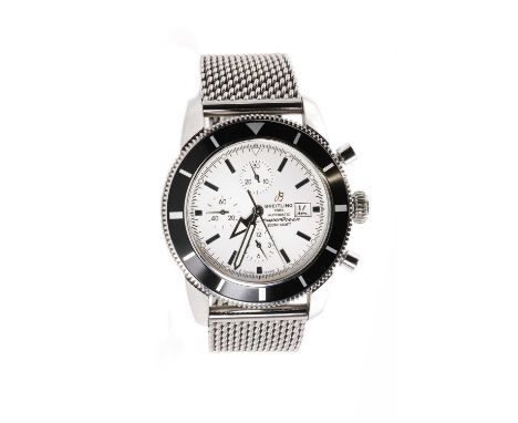 A stainless steel Breitling 'Superocean Heritage 46 Special' automatic chronograph watch,   model No. A13320. A 46mm case wit