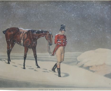ELEVEN SPORTING PRINTS comprising `Doing it furiously` and `Doing the Thing well - Giving Dribblers the gobye`, coloured etch