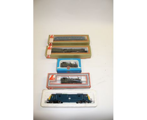LOCOMOTIVES & ROLLING STOCK including 3 Lima locomotives, 9006 Fife & Forfar Yeomanry (in a 305388 box), King George V (in a 