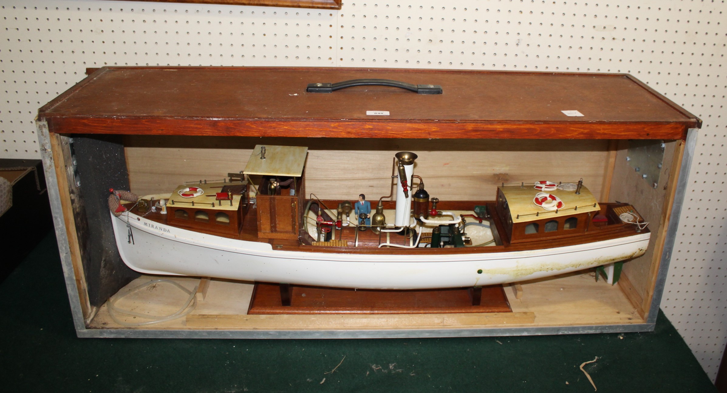 MODEL STEAM BOAT MIRANDA a steam driven model Steam Boat the Miranda