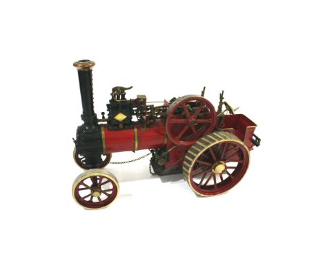 MODEL STEAM TRACTION ENGINE - 'MINNIE' a 1 inch scale kit built model Steam Traction Engine Minnie, taken from designs in the