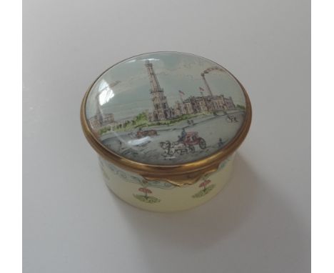Fourteen modern enamel patch boxes, four by Halcyon Days, six by Crummles, two Bilston and two others, (14).  