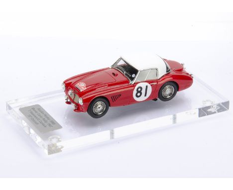 1:43 Austin Healey 3000 Monte Carlo Rally 1963, T.Makinen/C.Carlisle, commercially-made model customised and boxed by Tim Dyk