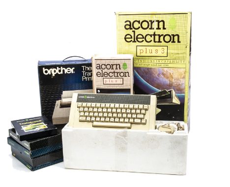 Acorn Computers, Acorn Electron Home Computer, Acorn Electron Plus 1, Acorn Electron Plus 3, Brother Thermal Transfer Printer