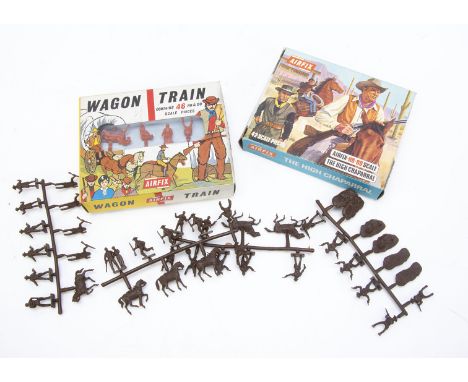 Vintage Airfix HO/OO Scale Boxed Figure Sets Wagon Train and The High Chaparral, S38-59 High Chaparral 41 present all on the 
