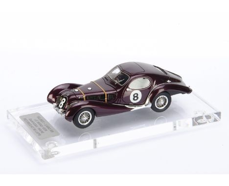 1:43 Talbot-Lago SS Le Mans 1939, DeMassa/Mahe, commercially-made model customised and boxed by Tim Dyke, E, box VG-E