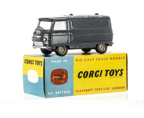 A Rare Corgi Toys Promotional 462 Combex Industries Commer Van,  grey body, red interior, dish wheels, in correct unnumbered 