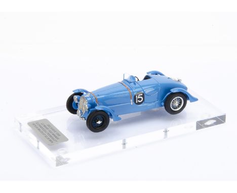 1:43 Delahaye 135S Le Mans 1938 Winner, E.Chaboud/J.Tremoulet, commercially-made model customised and boxed by Tim Dyke, E, b