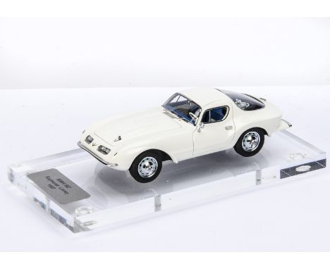 1:43 BMW 507 Raymond Loewy 1957, commercially-made model customised and boxed by Tim Dyke, E, box VG